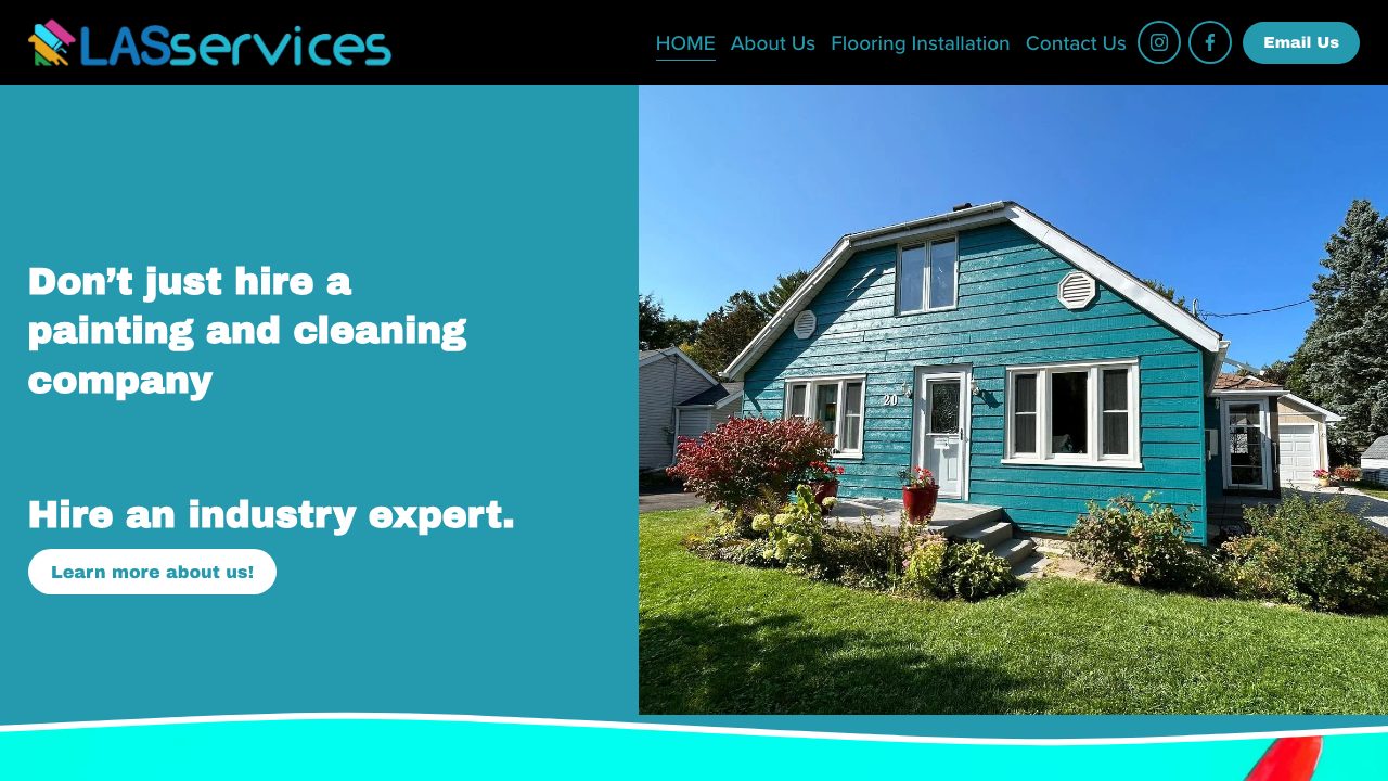 LAS Contracting Services Ltd (Painting and Cleaning Service) website