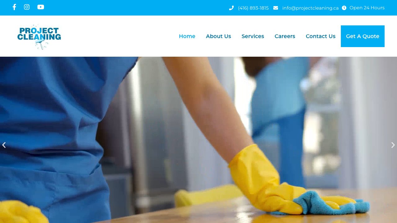 Project Cleaning Barrie website