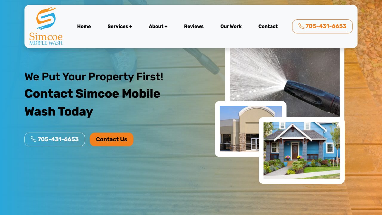 Simcoe Mobile Wash website