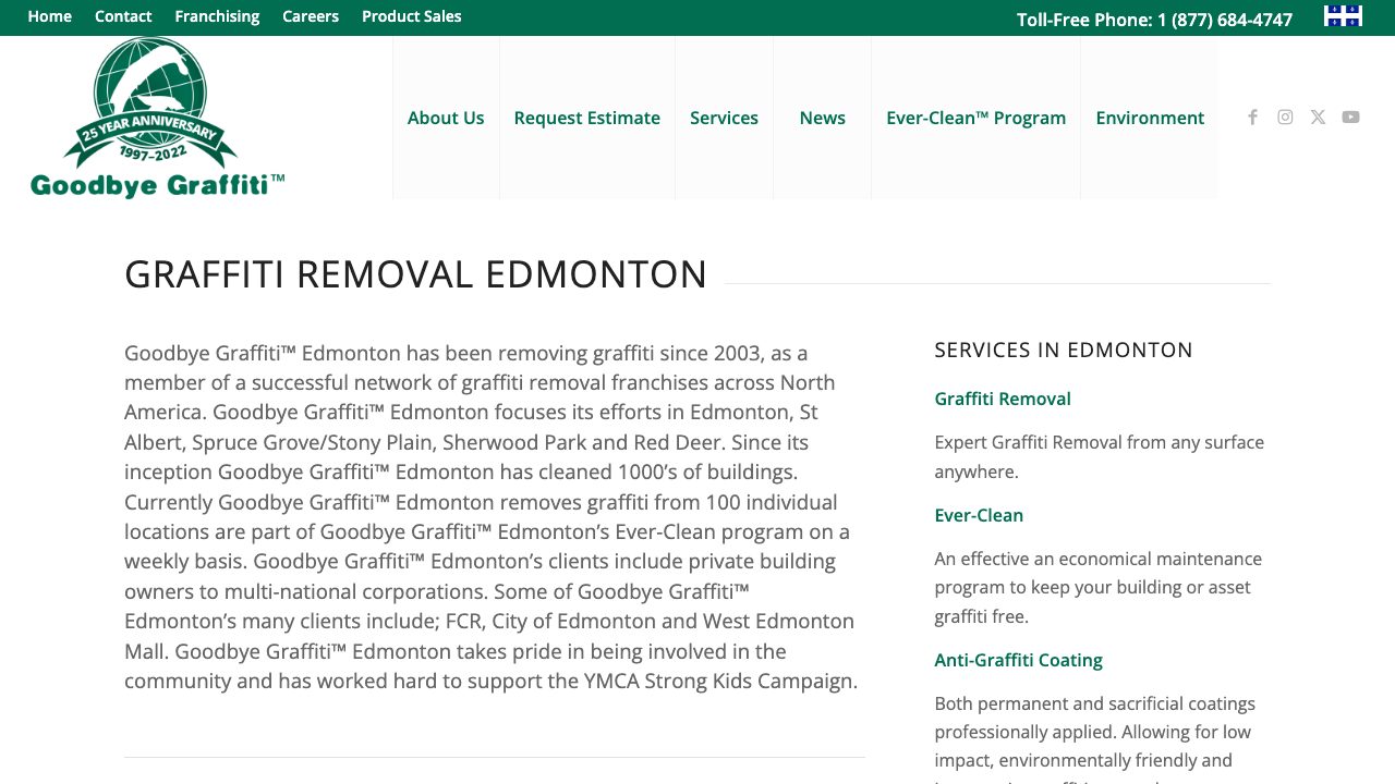 Site web de Goodbye Graffiti Edmonton