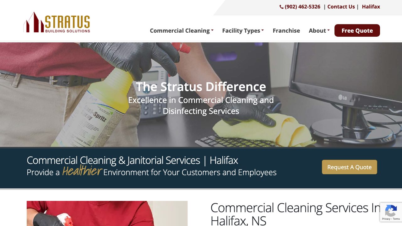 Site web de Stratus Building Solutions Halifax Inc.