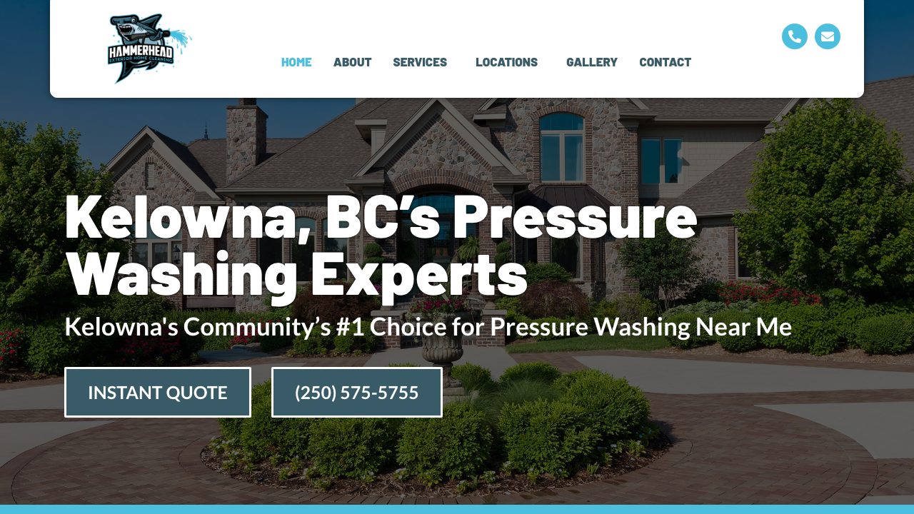Hammerhead Exterior Home Cleaning website