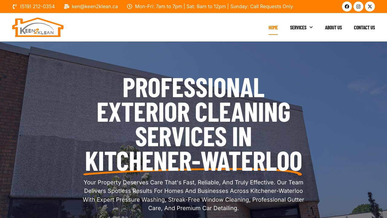 Keen 2 Klean website