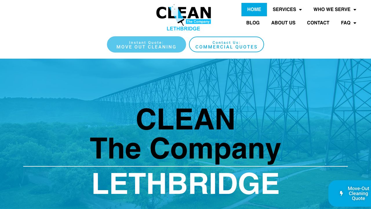 CLEAN The Company - Lethbridge website homepage