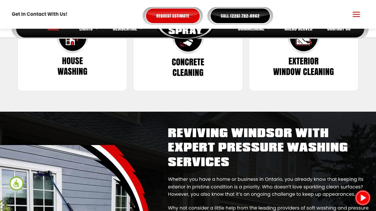 Thunder Spray Inc. website