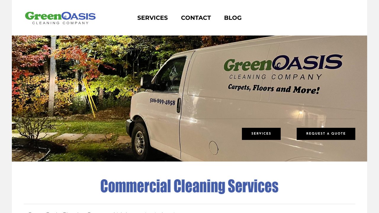 Green Oasis Cleaning Company website