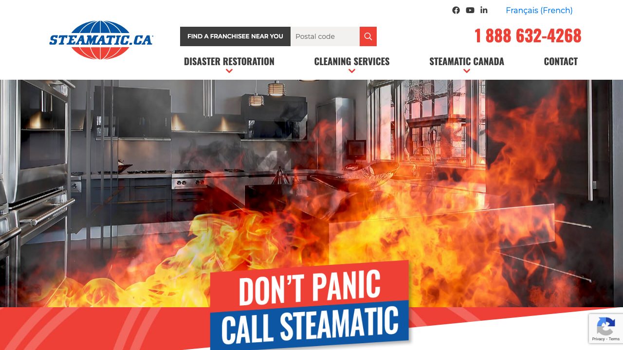 Steamatic Moncton website