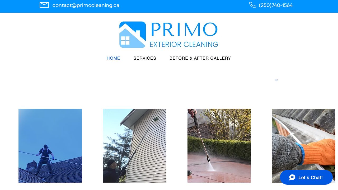PRIMO Exterior Cleaning website