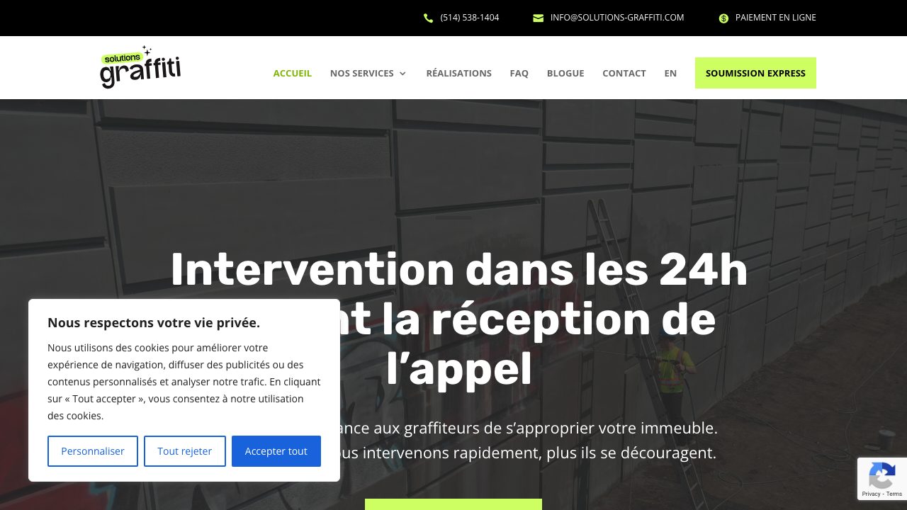 Solutions-Graffiti website