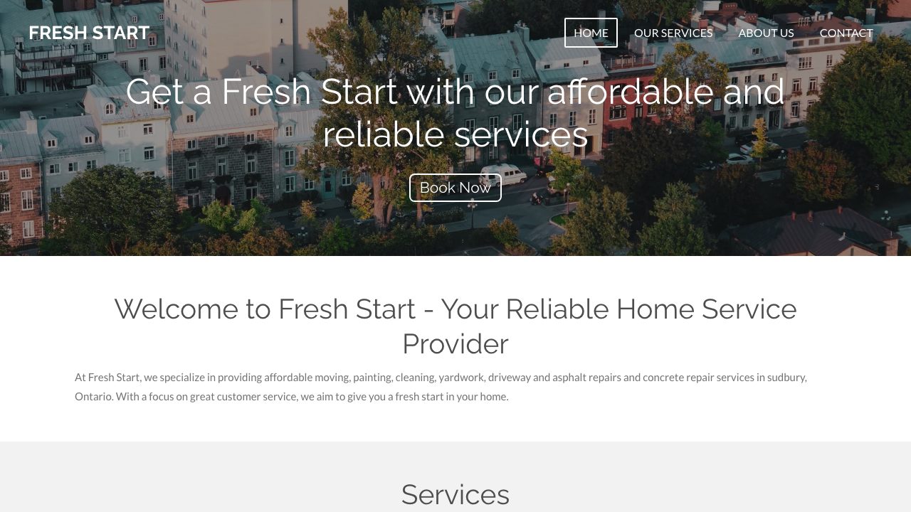 Fresh-start-sudbury website