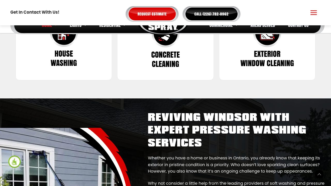 Thunder Spray Inc. website