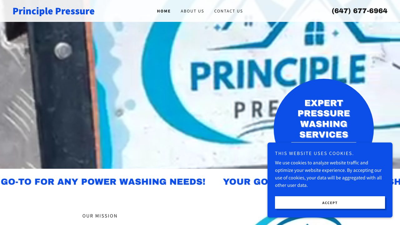 Principle Pressure website