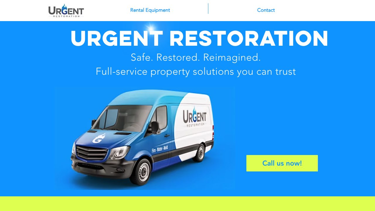 Urgent Restoration website