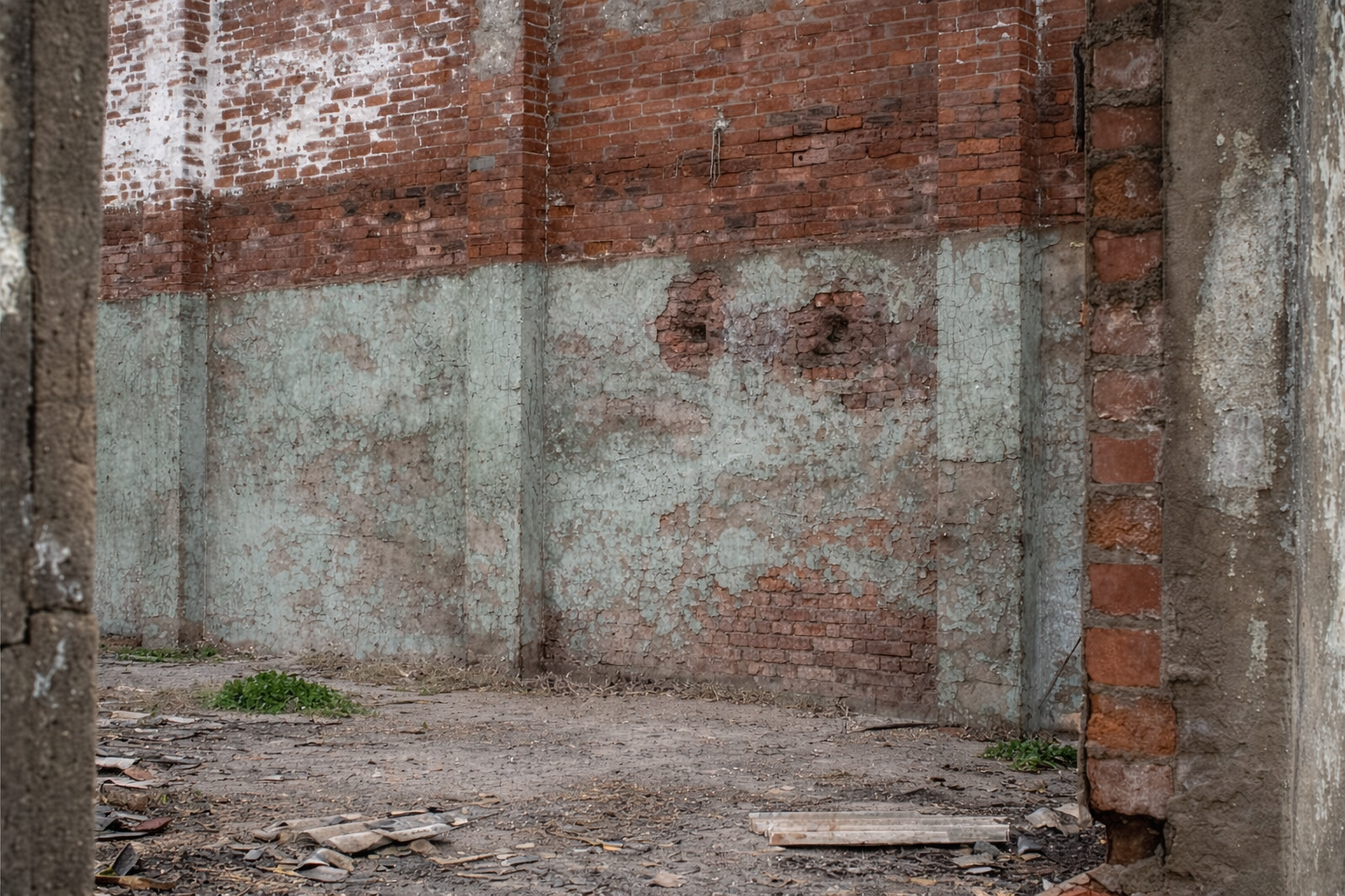 After graffiti removal